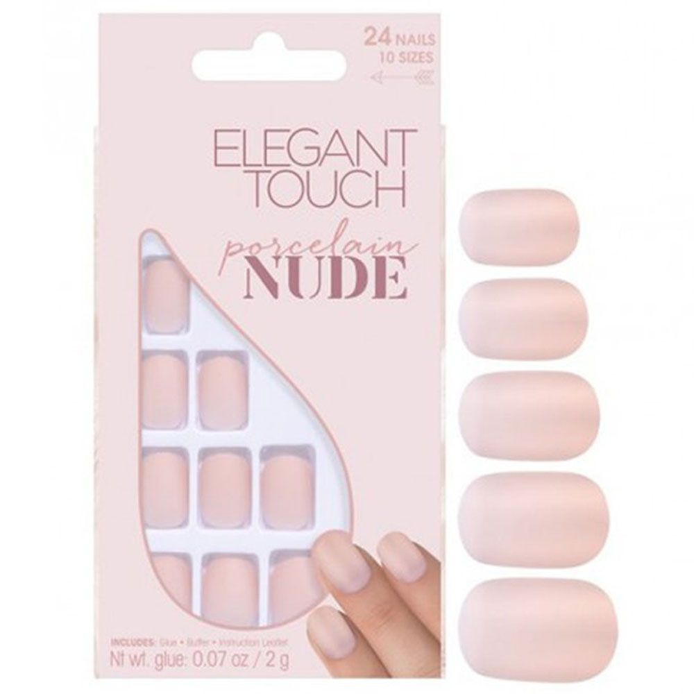 Elegant Touch - Porcelain Nude, 24 Nails