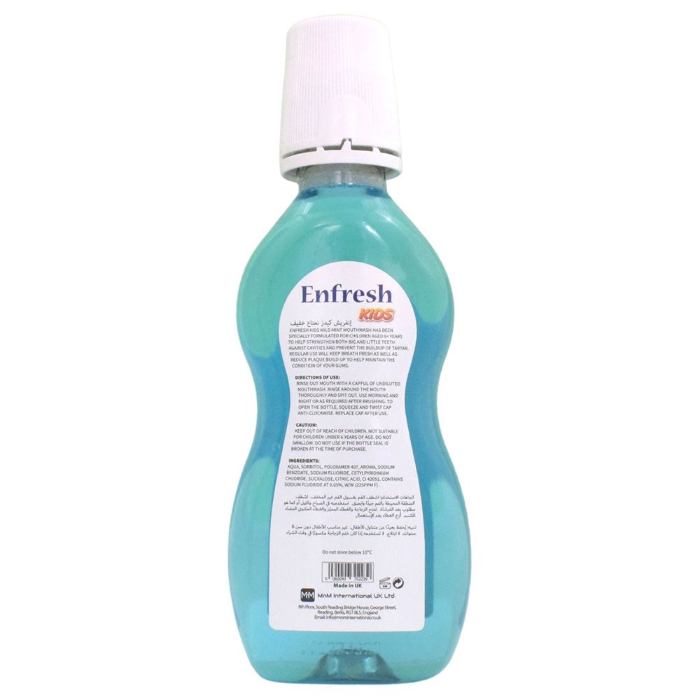 Enfresh - Kids Mouth Wash - Mild Mint - 300ml