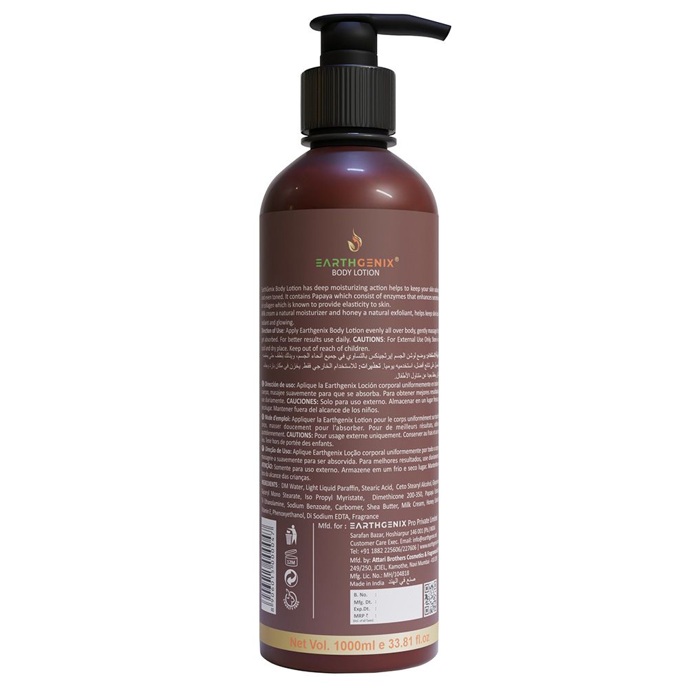 Earthgenix - Papaya Whitening Body Lotion - 1000ml