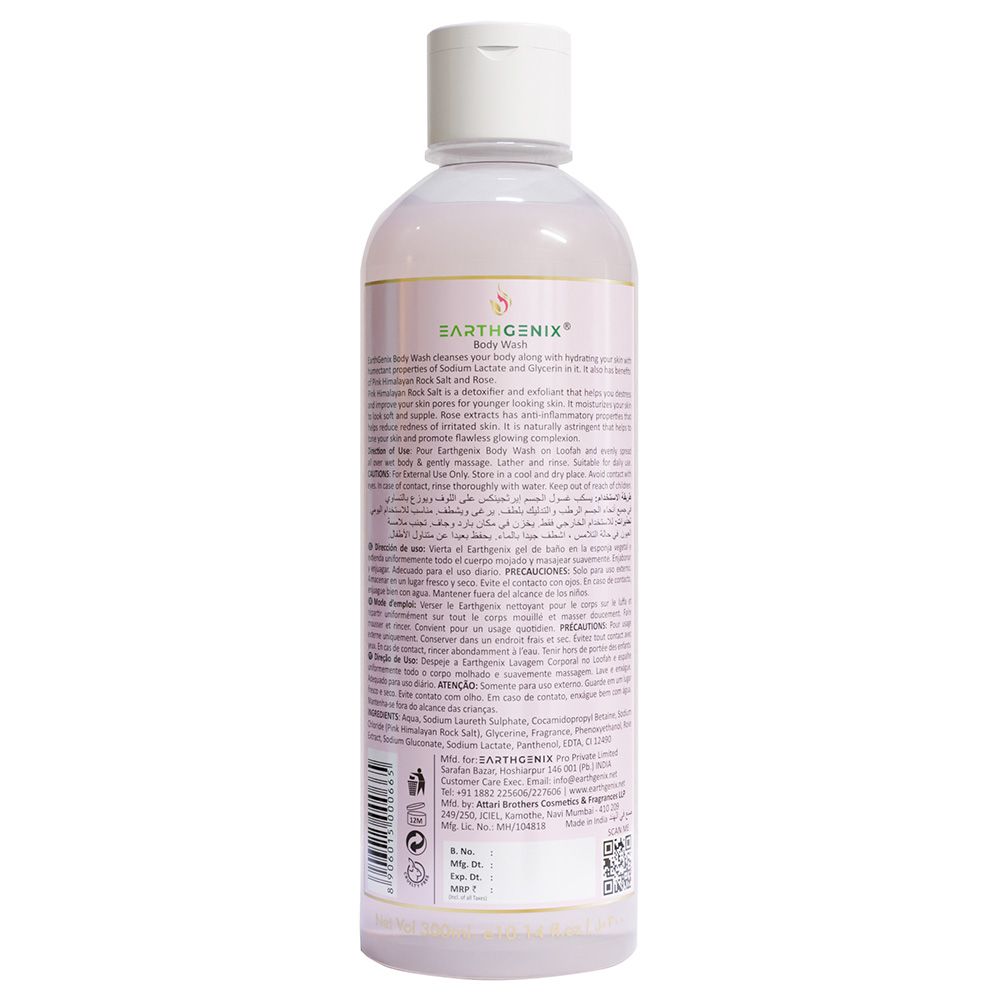 Earthgenix - Wild Rose Bodywash - 300ml - 3pcs