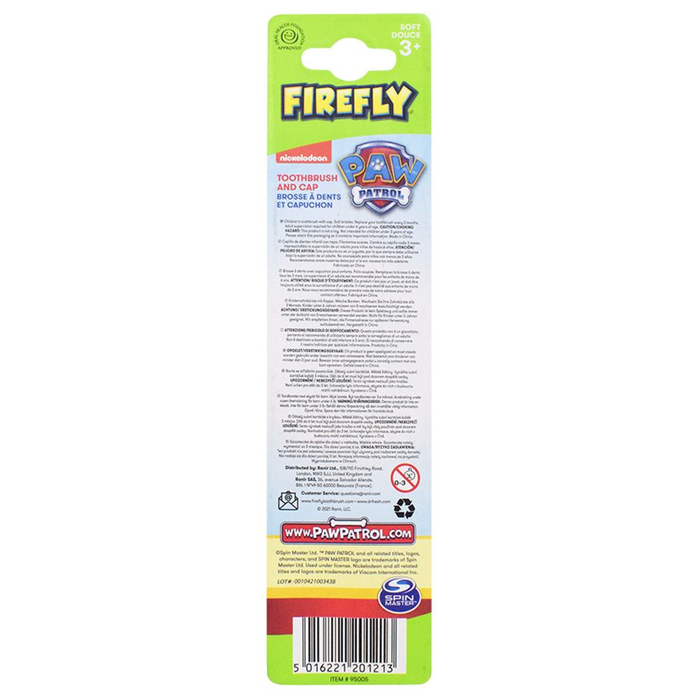 Firefly - Paw Patrol Single Brush & Cap