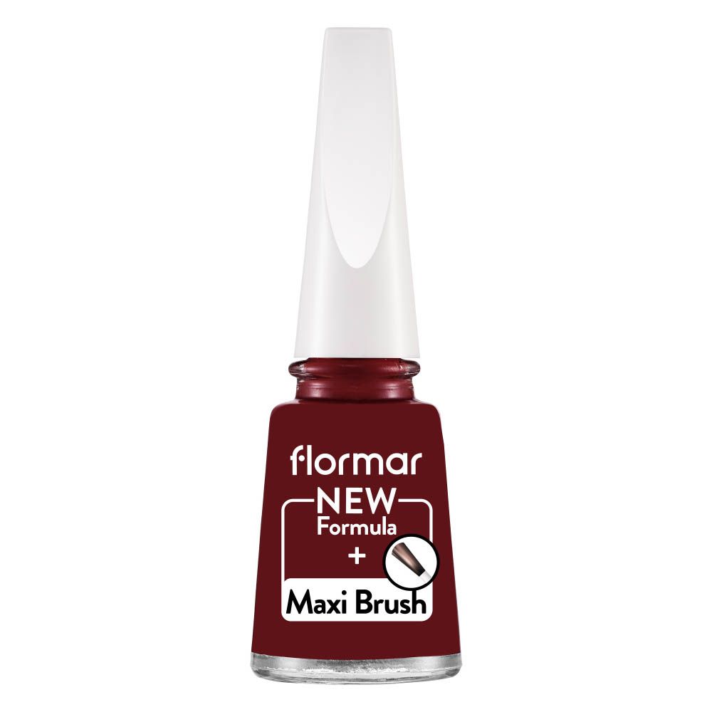 F/M Classic Nail Enamel W/ New Improved Formula & Thicker Brush - 406 Dark Red