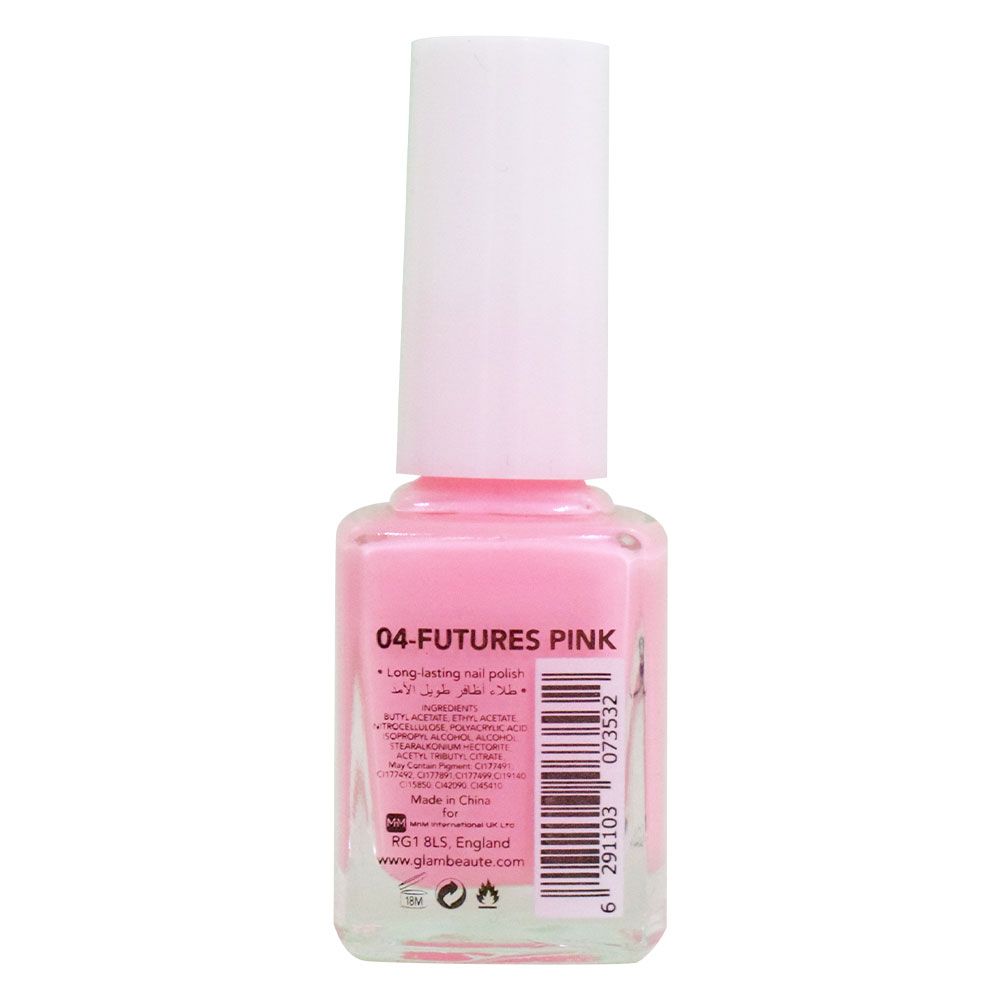 GlamBeaute - Nail Enamel 04 - Futures Pink 13ml