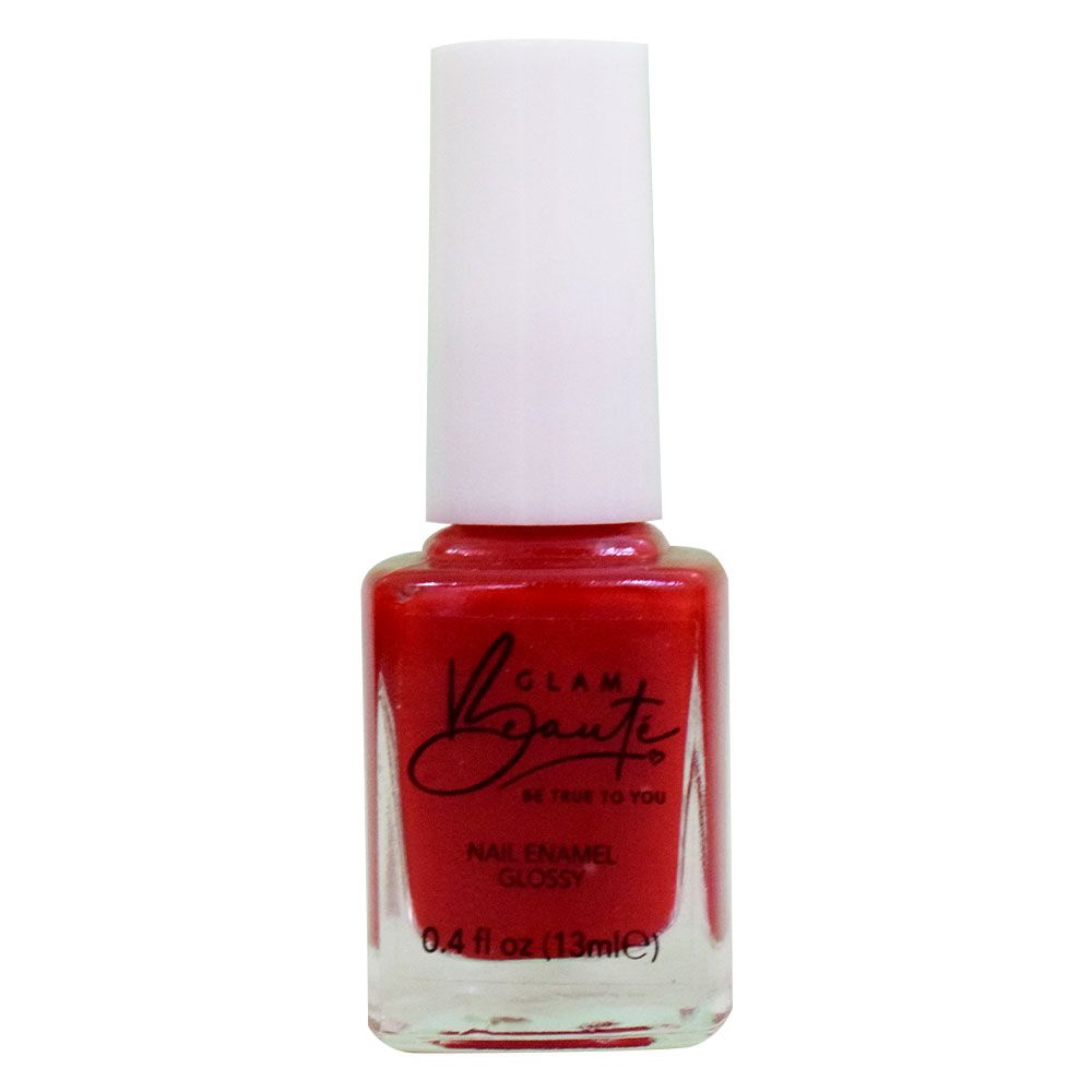 GlamBeaute - Nail Enamel 18 - True Red 13ml