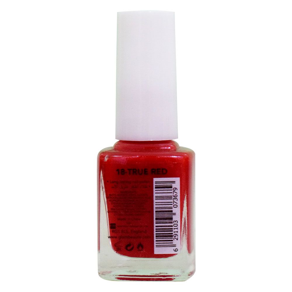 GlamBeaute - Nail Enamel 18 - True Red 13ml