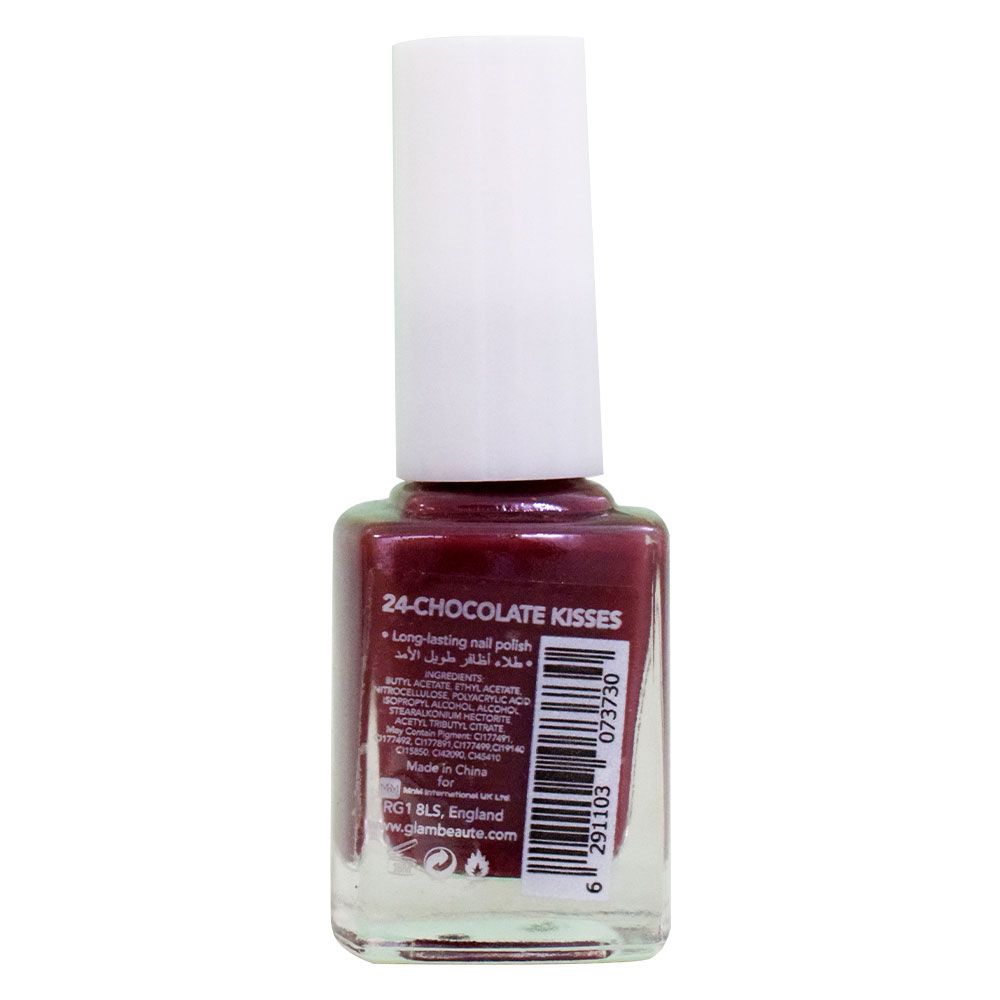 GlamBeaute - Nail Enamel 24 - Chocolate Kisses 13ml