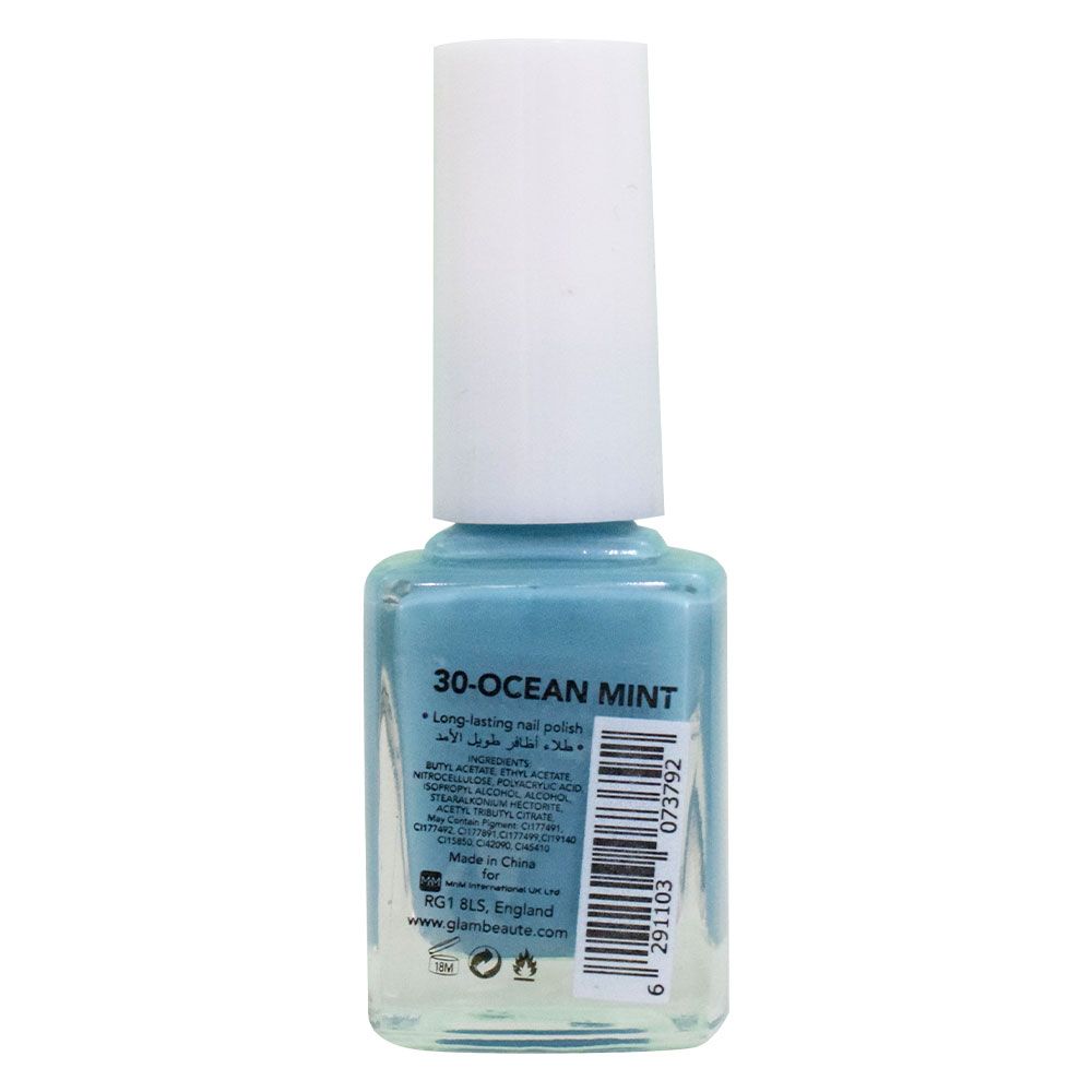 GlamBeaute - Nail Enamel 30 - Ocean Mint 13ml