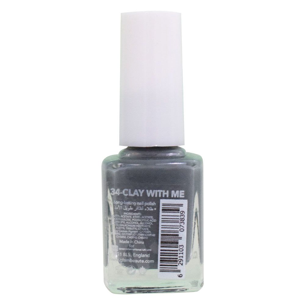 GlamBeaute - Nail Enamel 34 - Clay With Me 13ml