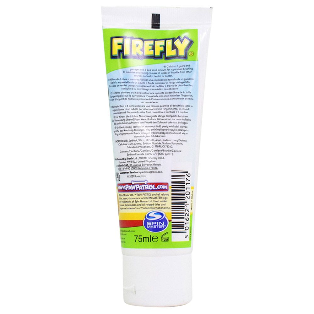 Firefly - Kids Paw Patrol Toothpaste 75ml