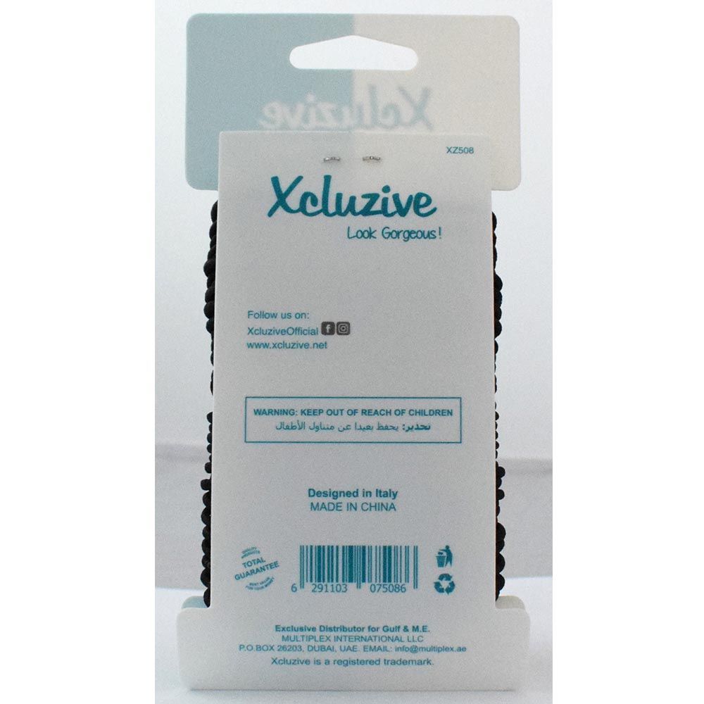 Xcluzive - Thin Pony Tailers 40pcs - Black