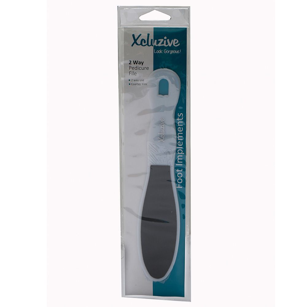 Xcluzive - 2-Way Pedicure File - Coarse/Fine