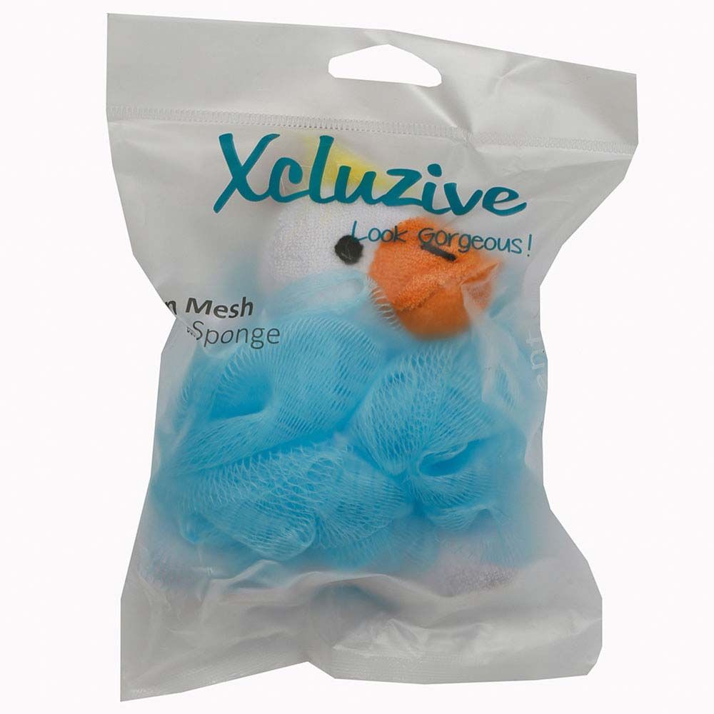 Xcluzive - Fun Mesh Bath Sponge 1pc -  Assorted