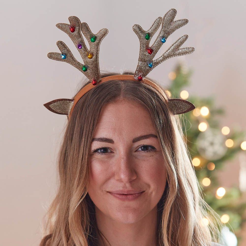 Ginger Ray - Merry Everything Reindeer Antlers Headband