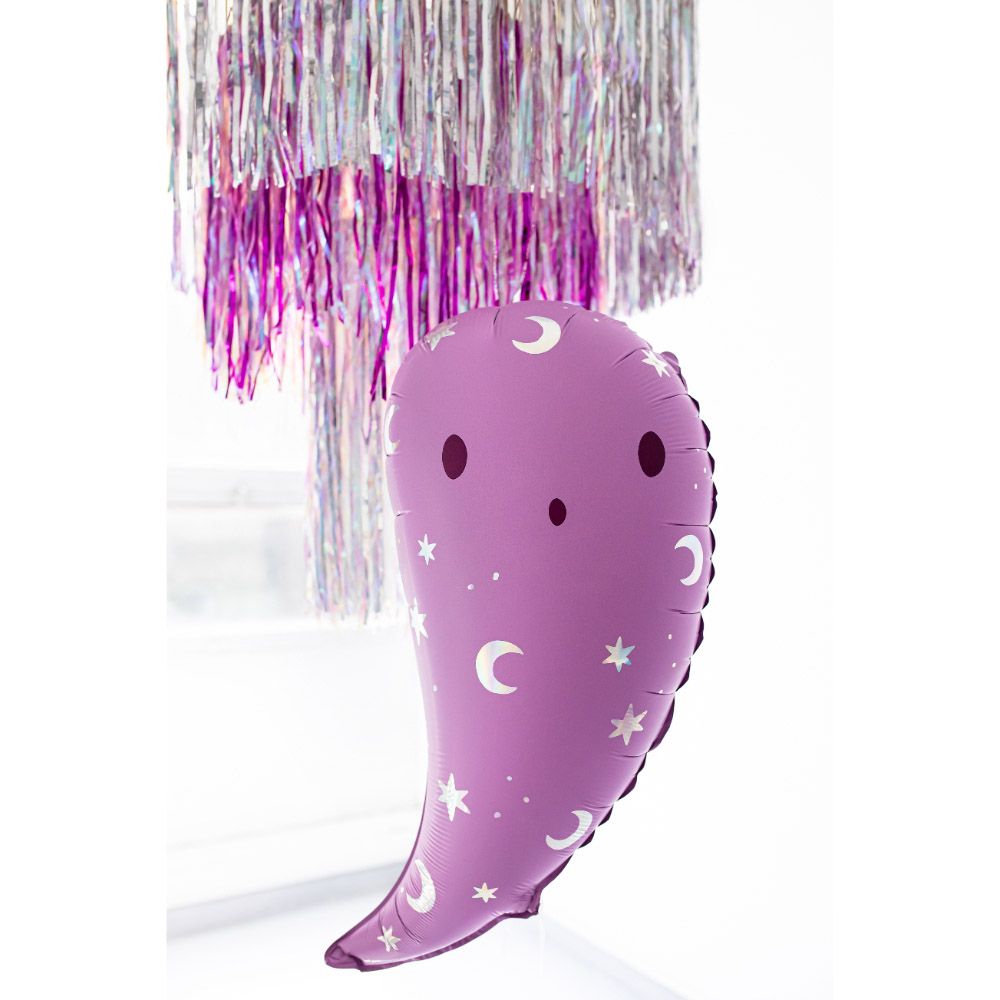 Party Deco - Foil Balloon - Ghost - Purple