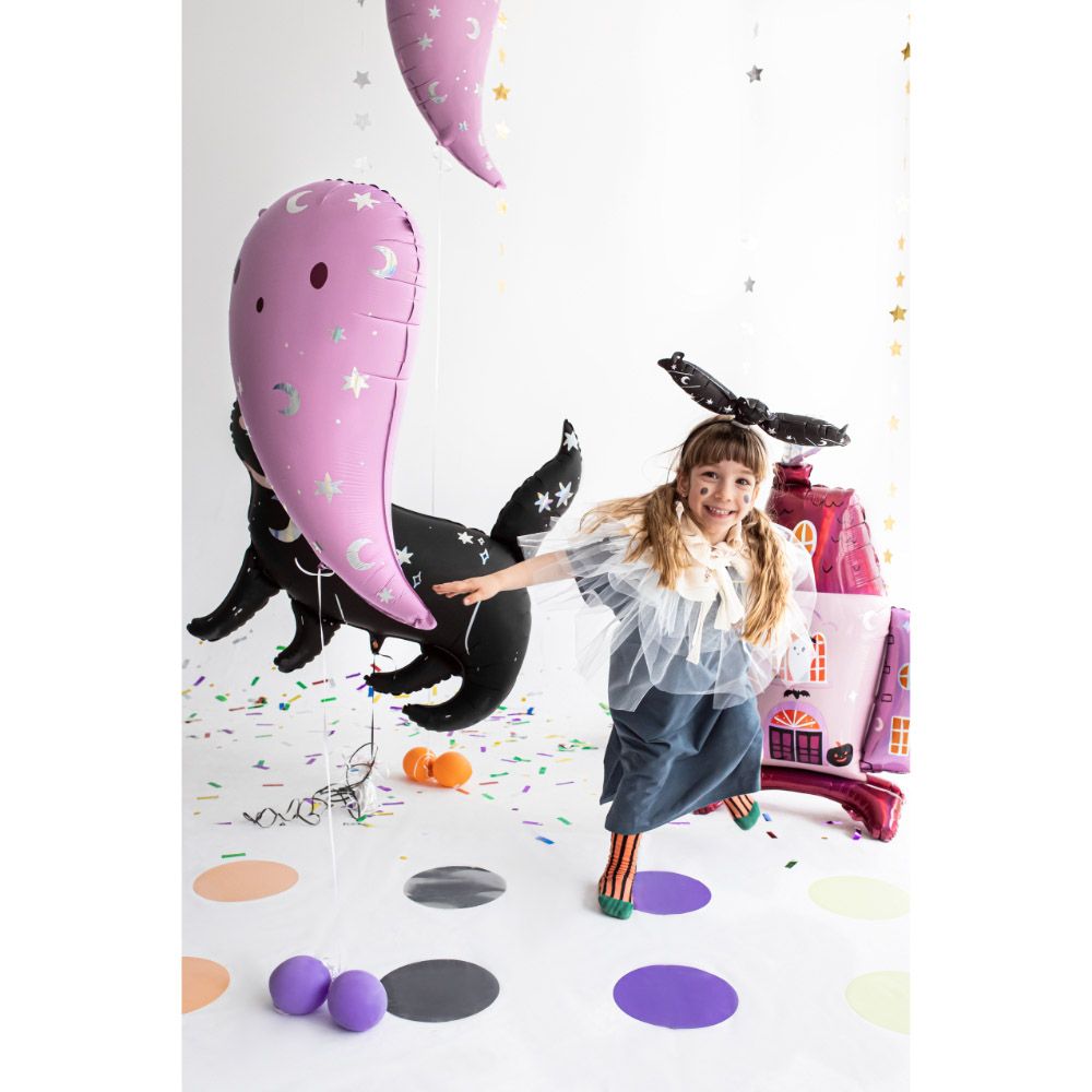 Party Deco - Foil Balloon - Ghost - Purple