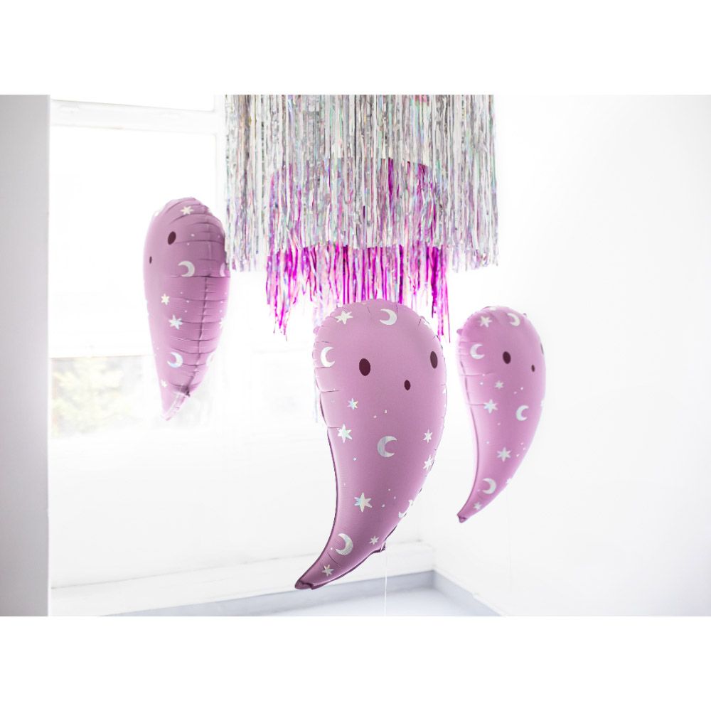 Party Deco - Foil Balloon - Ghost - Purple