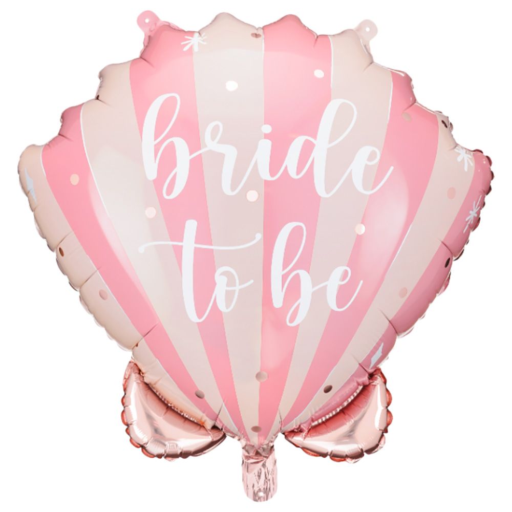 Party Deco - Bride To Be Seashell Foil Balloon