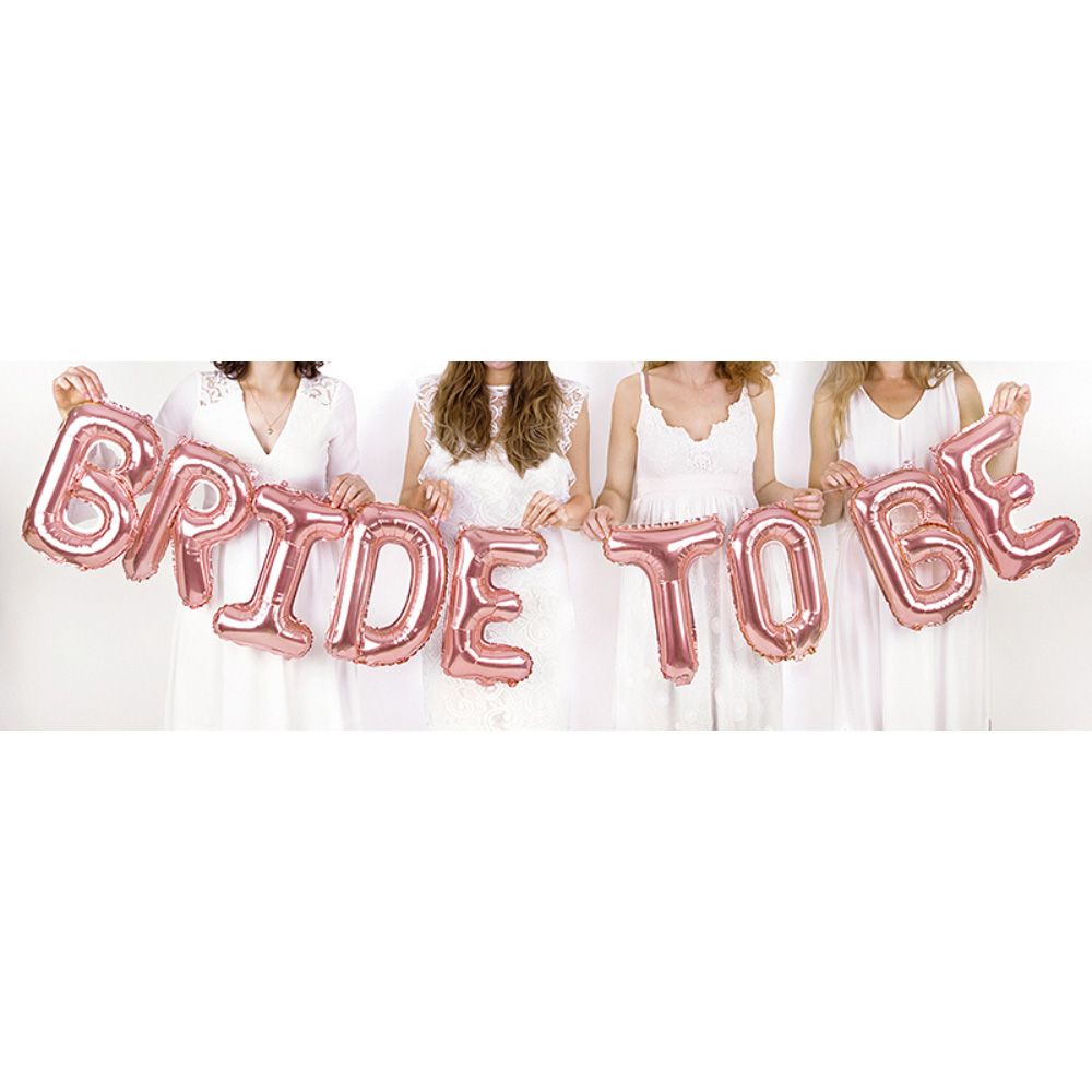 Party Deco - Bride To Be Foil Balloon - Rose Gold