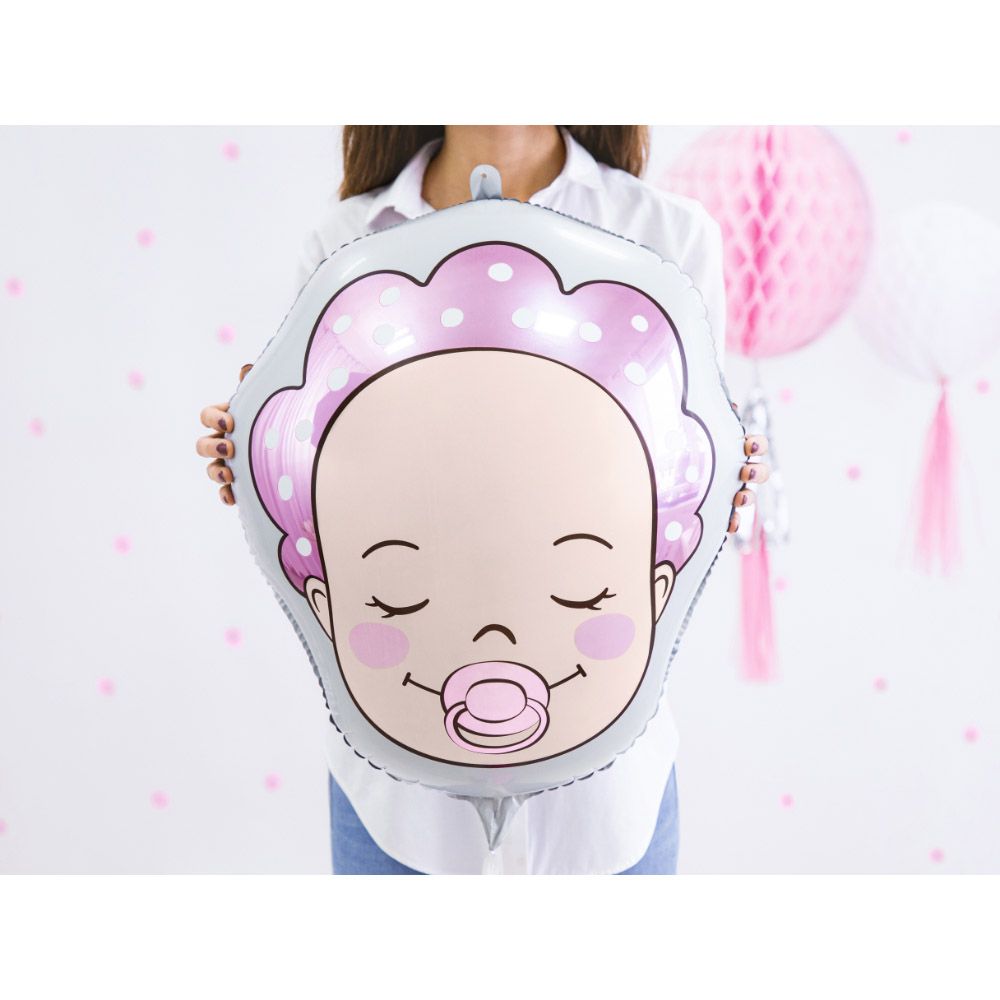 Party Deco - Baby Girl Foil Balloon - Pink