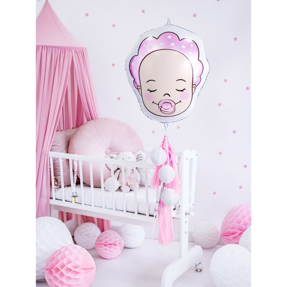 Party Deco - Baby Girl Foil Balloon - Pink