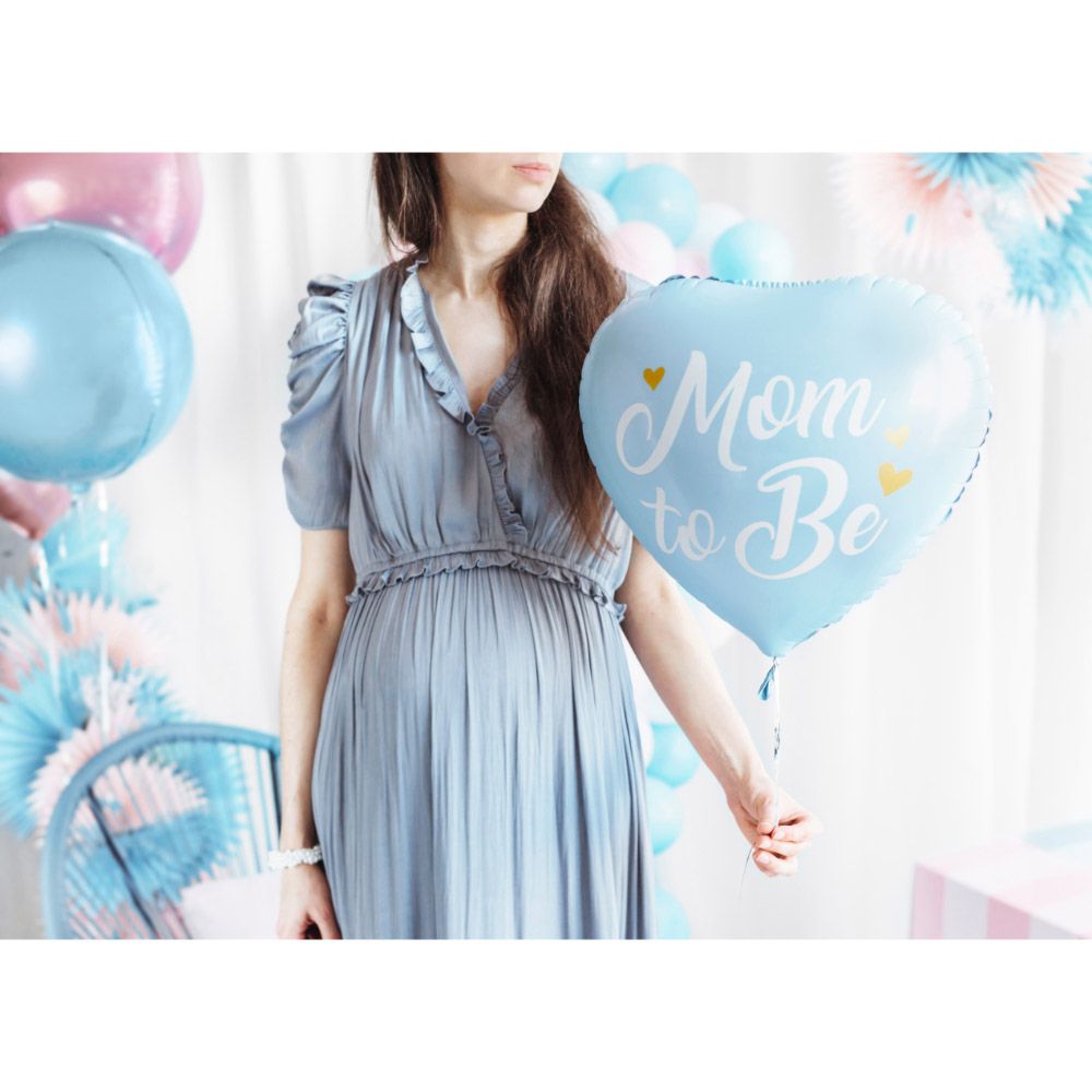 Party Deco - Mom To Be Foil Balloon - Blue