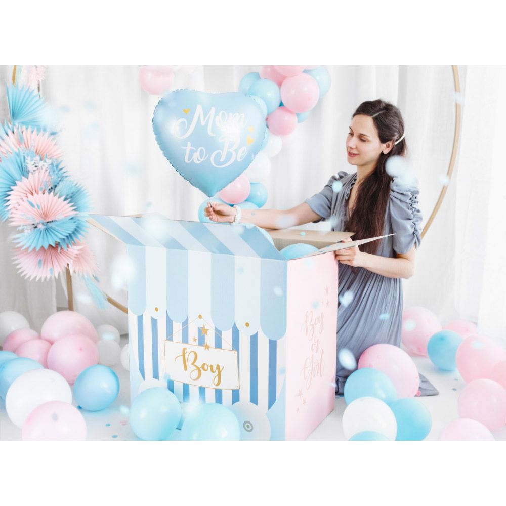 Party Deco - Mom To Be Foil Balloon - Blue