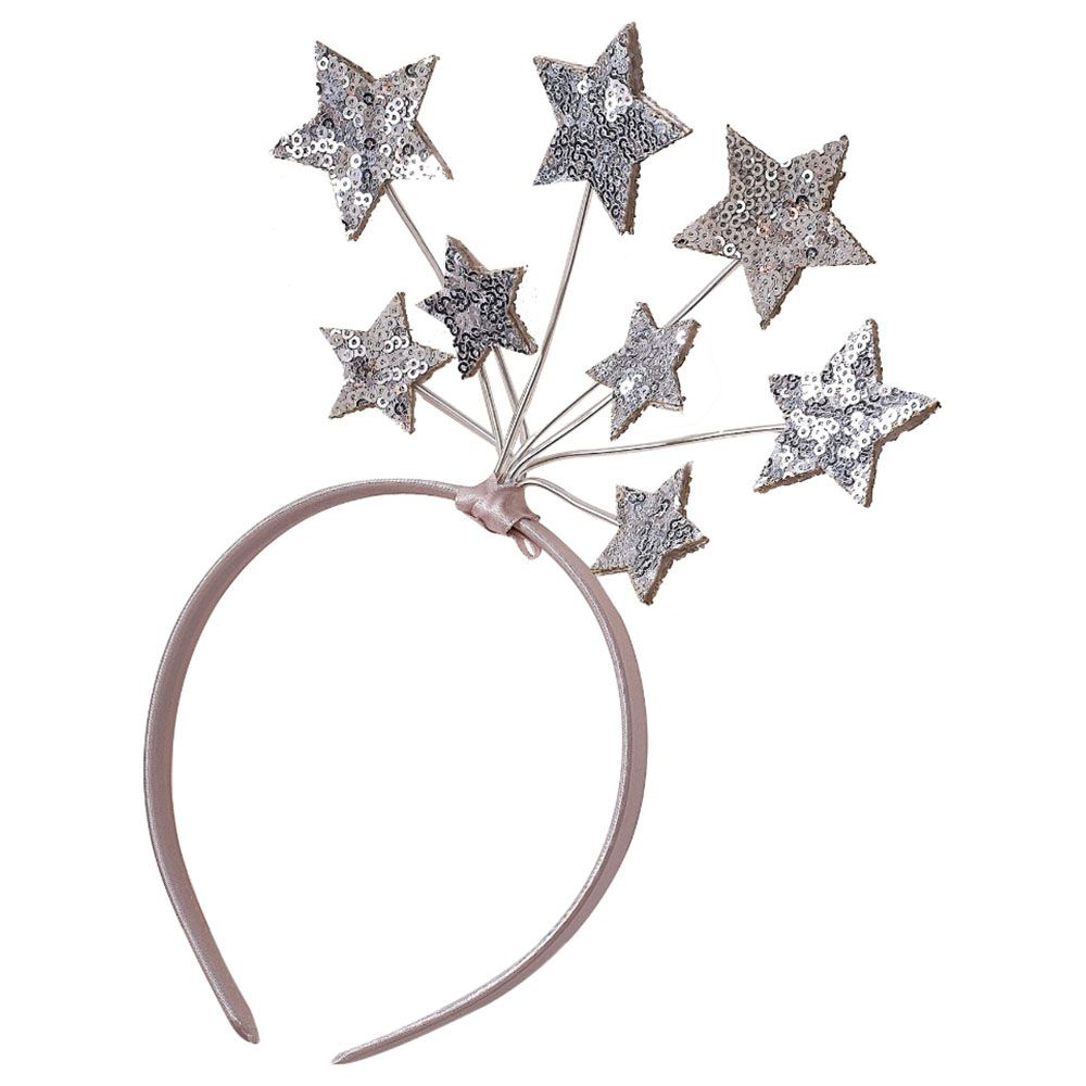 Ginger Ray - Starlight Headband - Silver/Pink