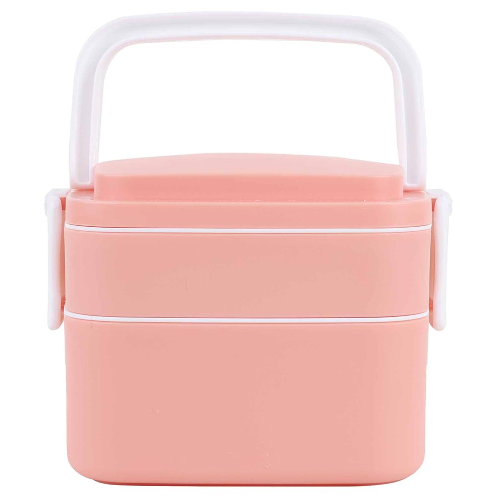 Prickly Pear - Bento Box Lunchbox w/ Handle - 2 Layer - Pink