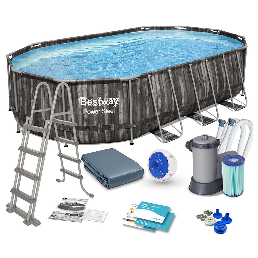 Bestway - Power Steel 20" Oval Pool Set 2020