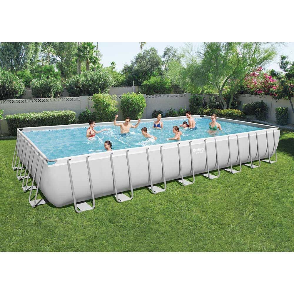 Bestway - Power Steel 31.4" Rectangular Pool Set 2020