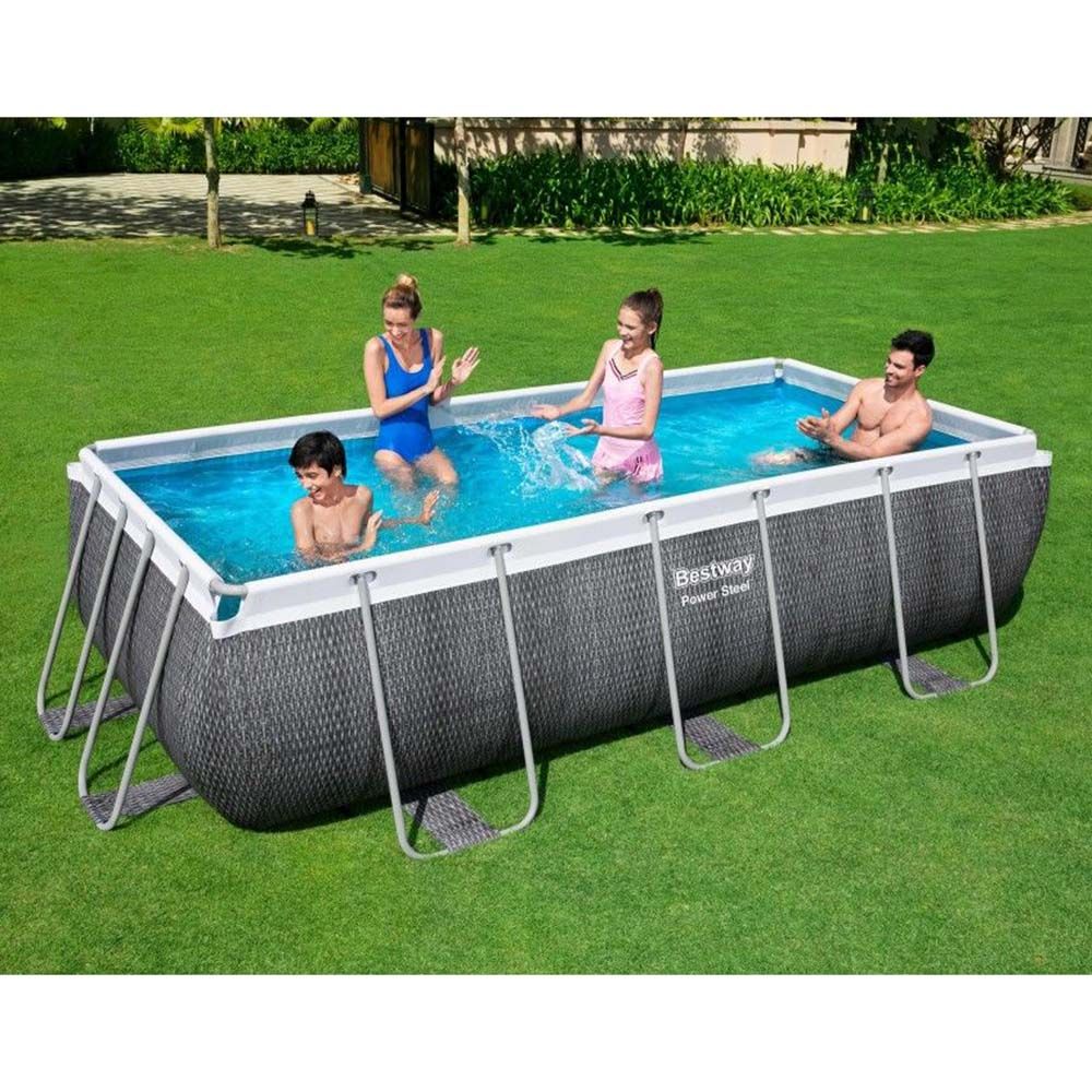 Bestway - Power Steel 13.3" Rectangular Pool Set 2020