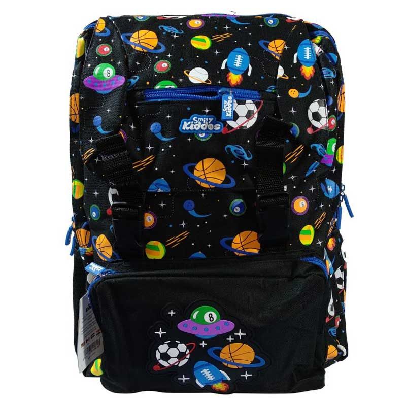 Smily Kiddos - Fantasy Foldover Backpack - Black