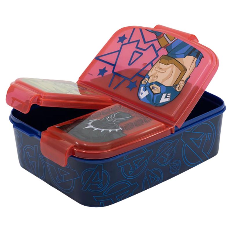 Stor - Avengers Invincible Lunch Box w/ 3 Compartments