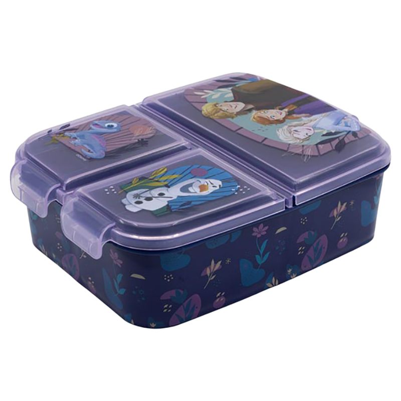 Stor - Frozen Trust The Journ Lunch Box w/ 3 Compartments - Blue