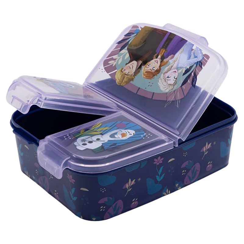 Stor - Frozen Trust The Journ Lunch Box w/ 3 Compartments - Blue