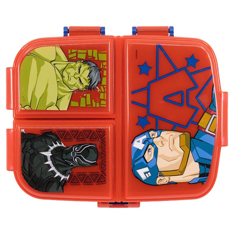 Stor - Avenger Invincible Lunch Box w/ 3 Compartments