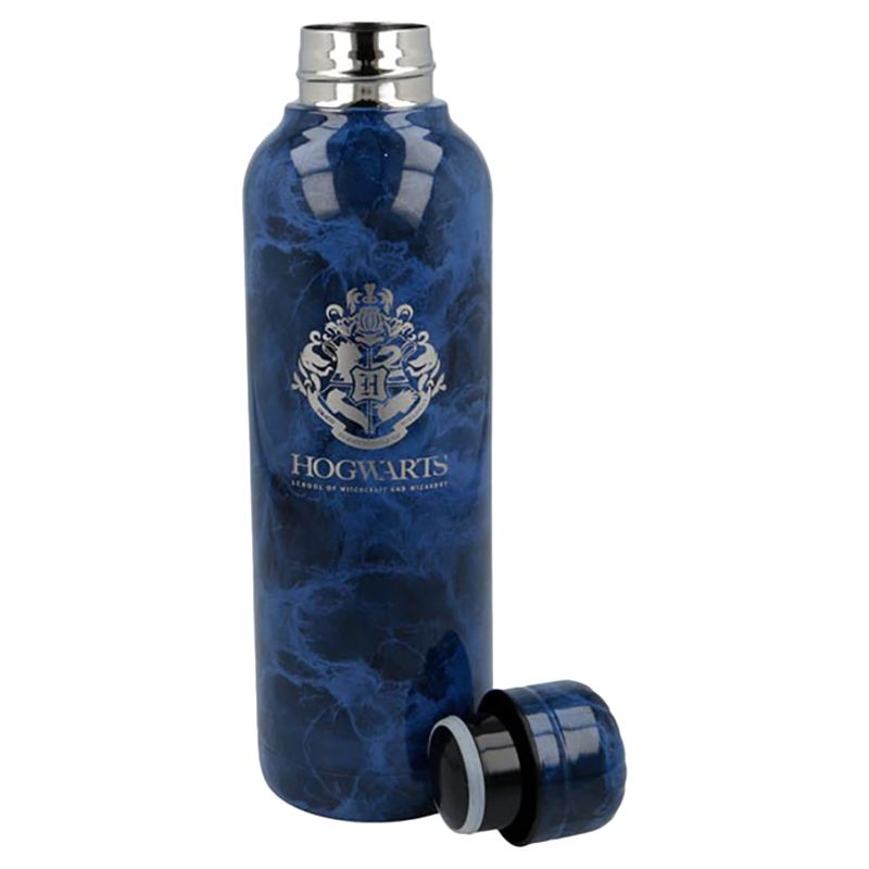 Stor - Harry Potter Stainless Steel Bottle - 515ml - Blue