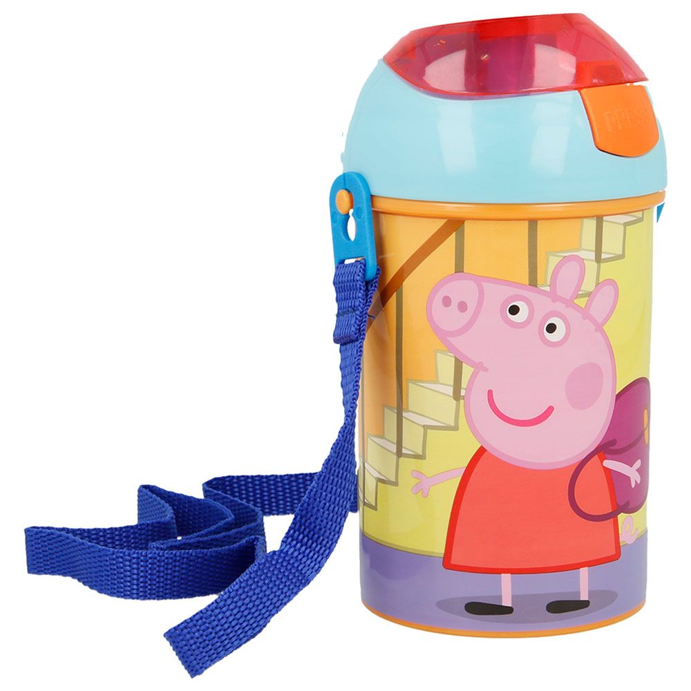 Stor - Pop Up Canteen Peppa Pig Bottle - 450ml