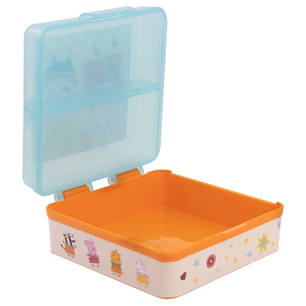 Stor - Peppa Pig Square Lunch Box w/ 1 Compartment