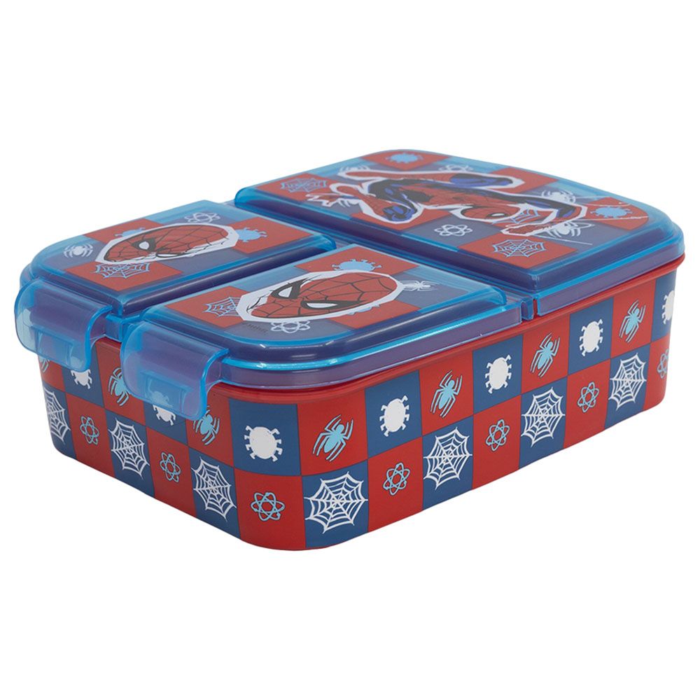 Stor - Spiderman Lunch Box w/ 3 Compartments