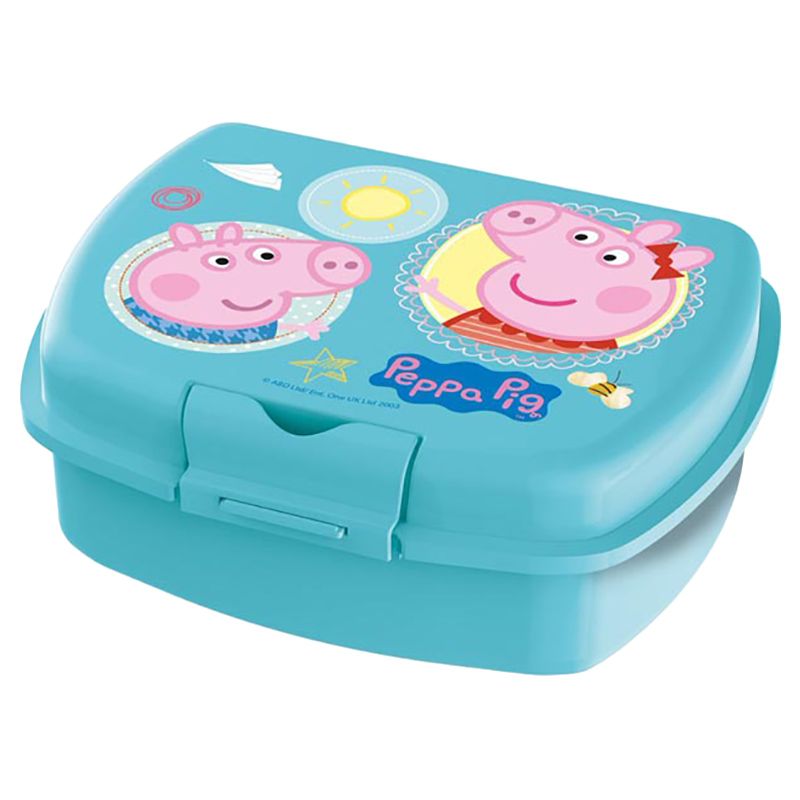 Stor - Urban Peppa Pig Core Lunch Box w/ 1 Compartment - Blue