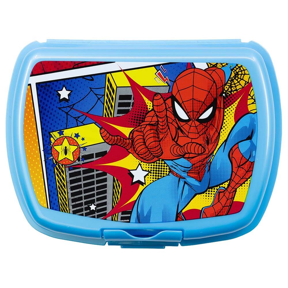 Stor - Urban Spiderman Midnight Lunch Box w/ 1 Compartment - Blue