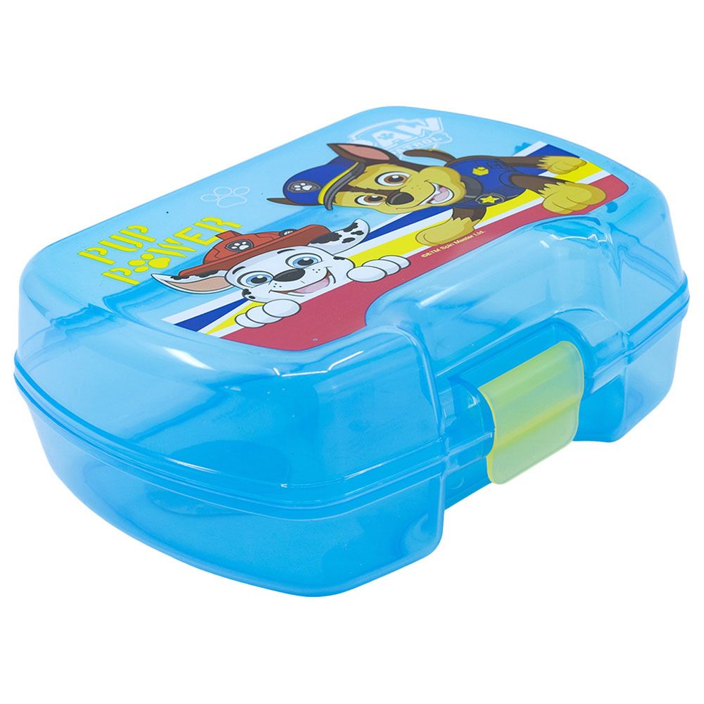 Stor - Paw Patrol Pup Power Lunch Box w/ 1 Compartment - Blue