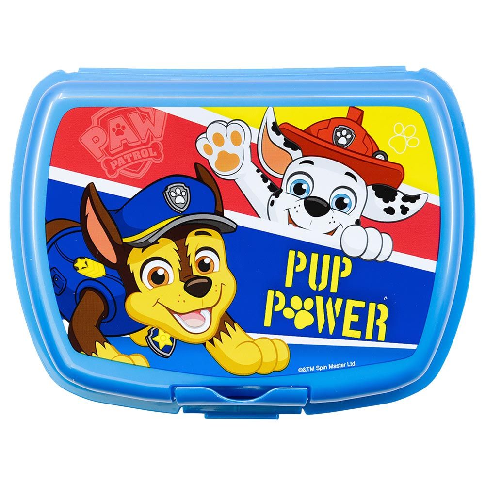 Stor - Urban Paw Patrol Pup Power Lunch Box w/ 1 Compartment - Blue