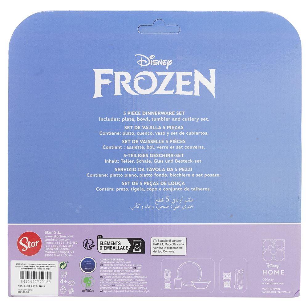 Stor - Frozen Ice Magic Easy Set - 5pcs - Green