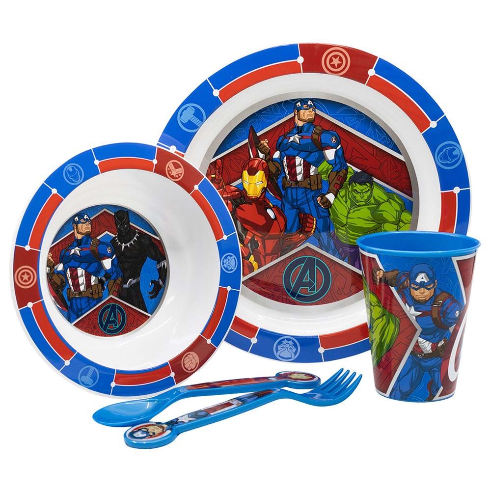 Stor - Kids Avengers Heraldic Army Micro Set - 5pcs