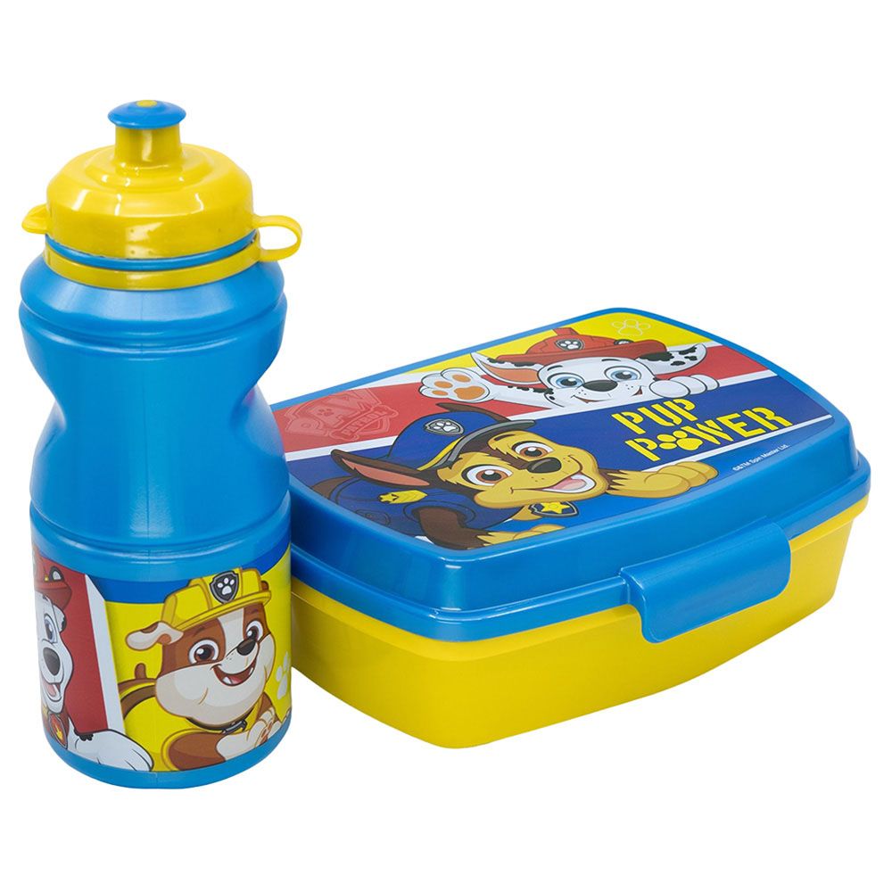 Stor - Paw Patrol Pup Power Lunch Box & Bottle Set