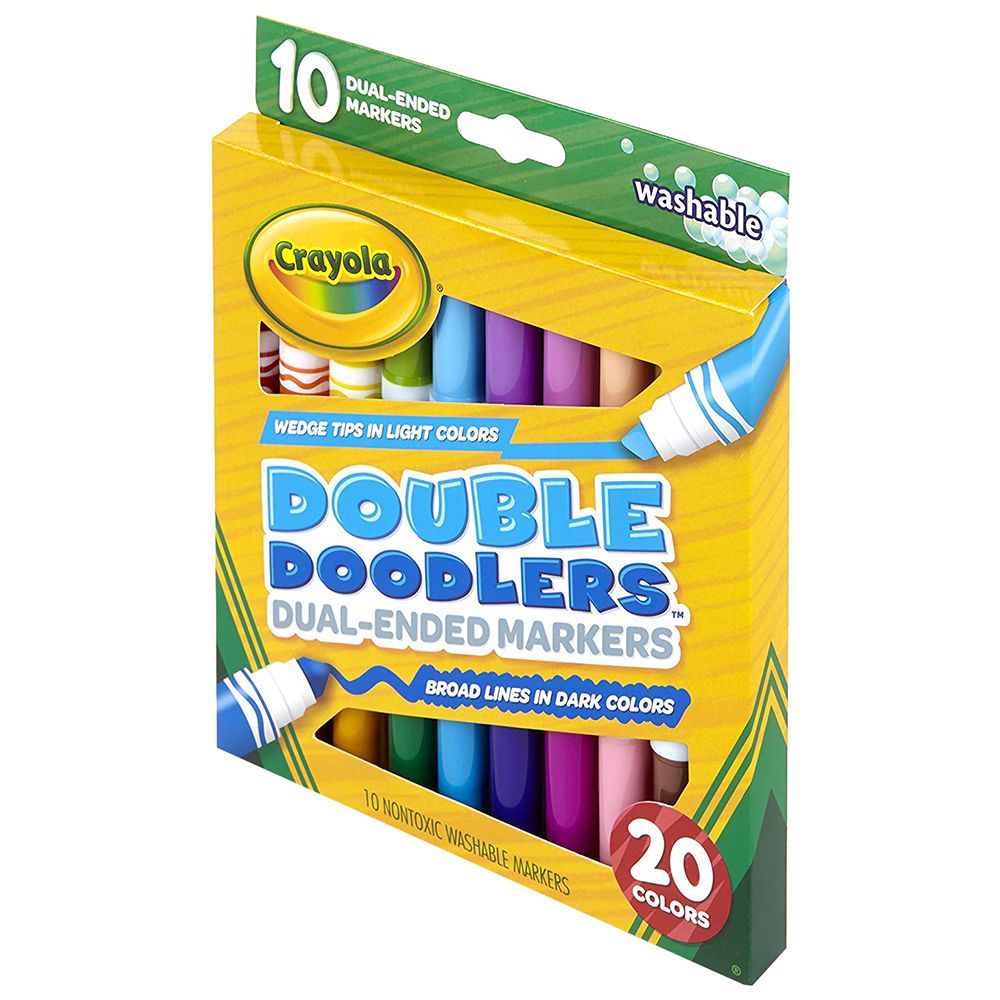 Crayola - Washable Double Doodlers, Pack of 10