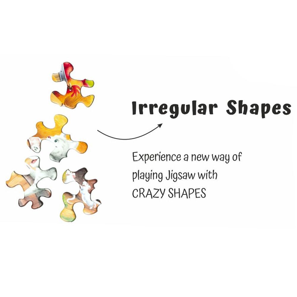 Unikplay - Go Crazy Jigsaw Puzzle - 2 Trays - Farm