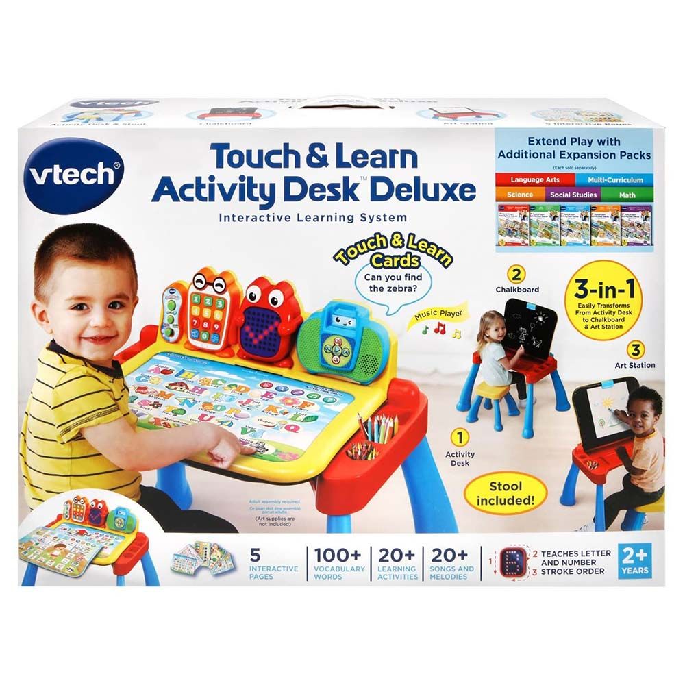 Vtech - Touch & Learn 3-in-1 Activity Desk Deluxe